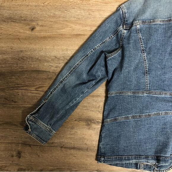 St. John’s Bay Women’s Blue Jean Jacket, size 1X - Picture 11 of 11
